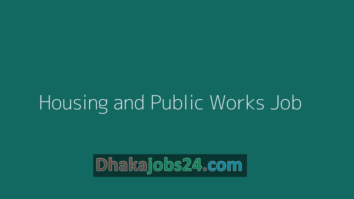 Housing and Public Works Job 2019