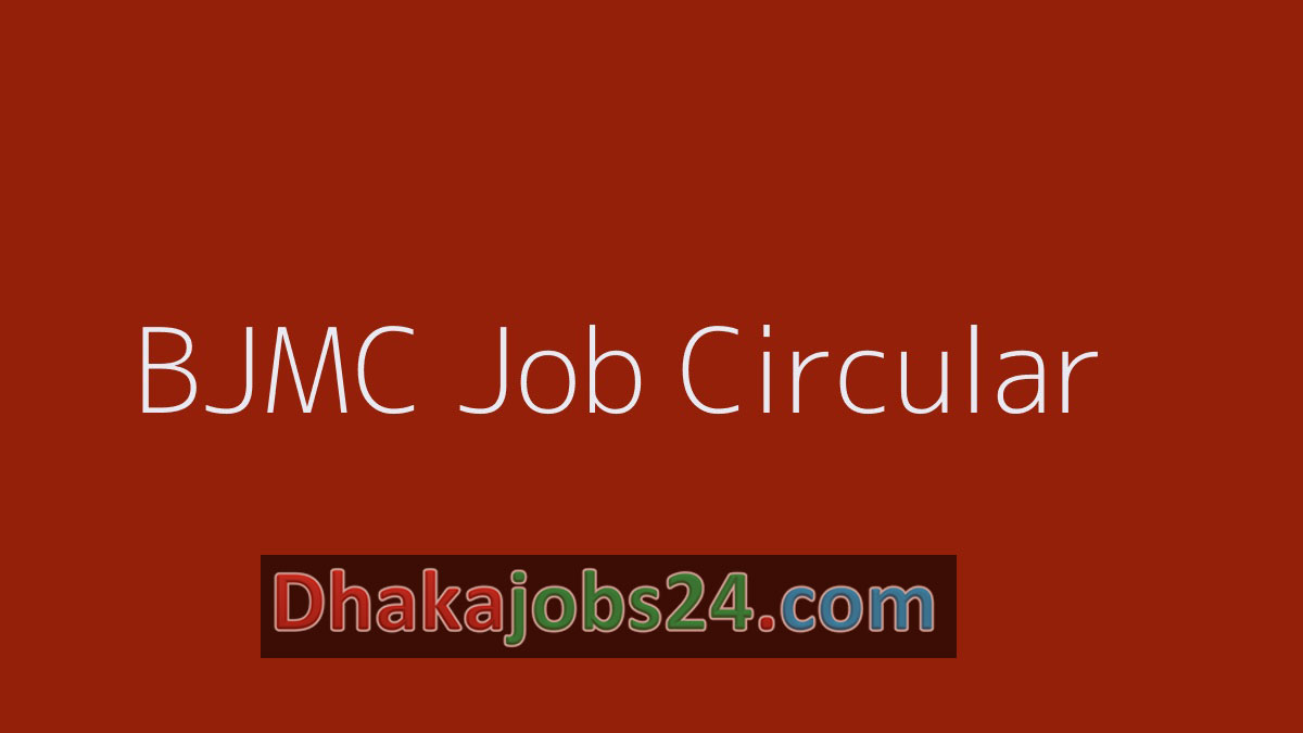 BJMC Job Circular 2019