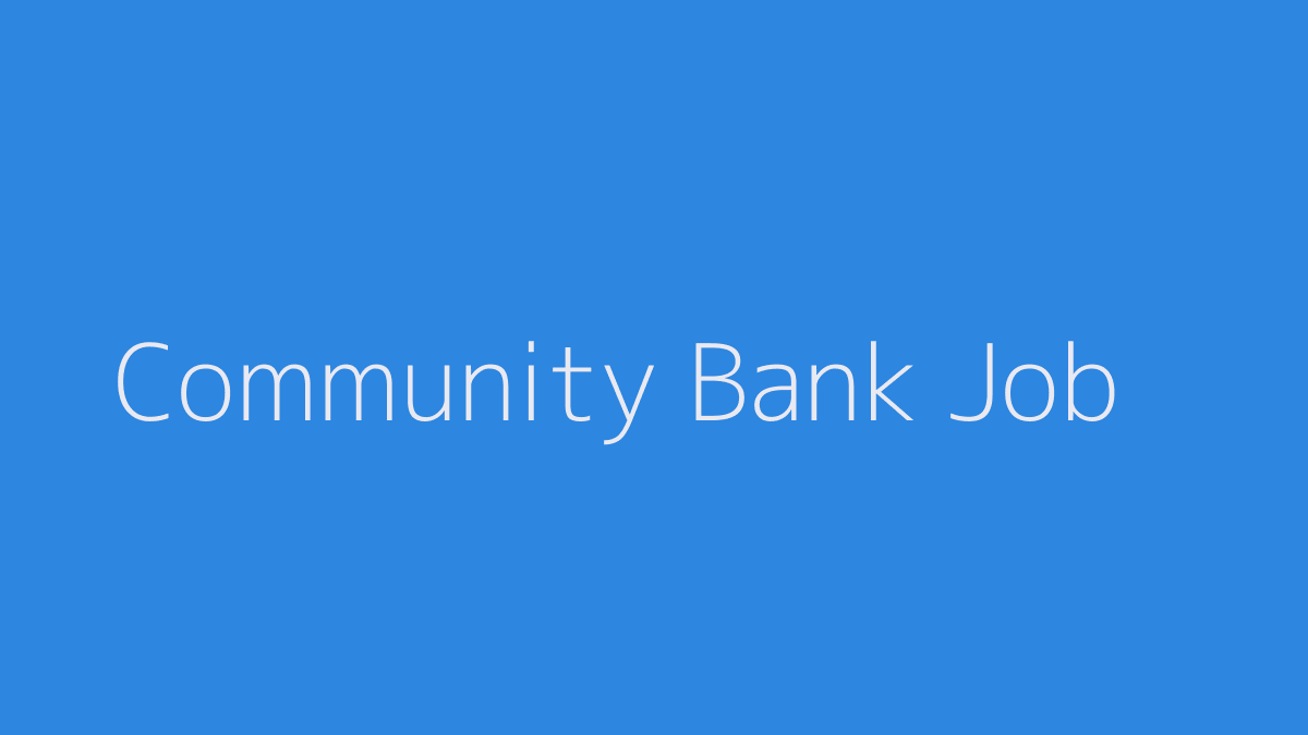 Community Bank Job Circular 2019