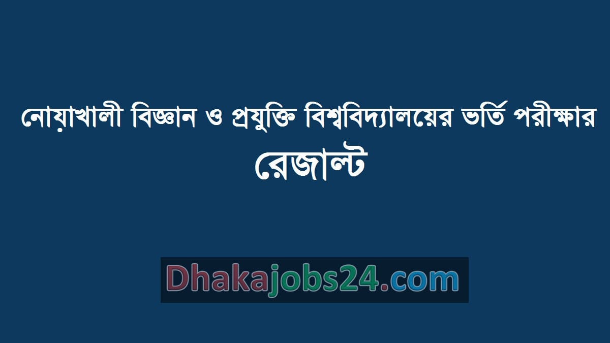 NSTU Admission Result 2019-20